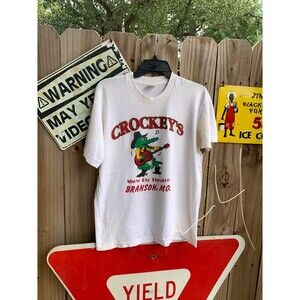 Vintage 80s Crokeys Show Biz Theatre Branson, MO. Tshirt Size M